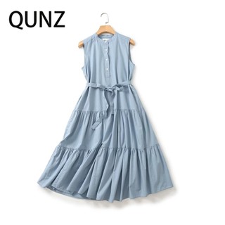 Qunz Đầm Mini Không Tay Đa Năng Giải Trí 2345