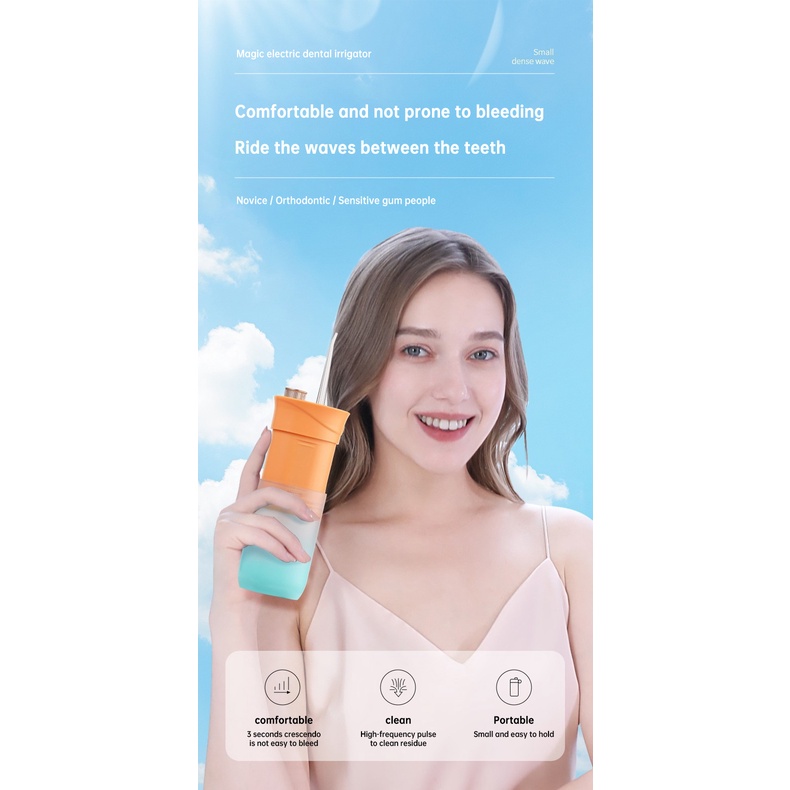 Điện Flosser Máy tăm nước di động Máy làm sạch răng miệng Máy làm sạch răng