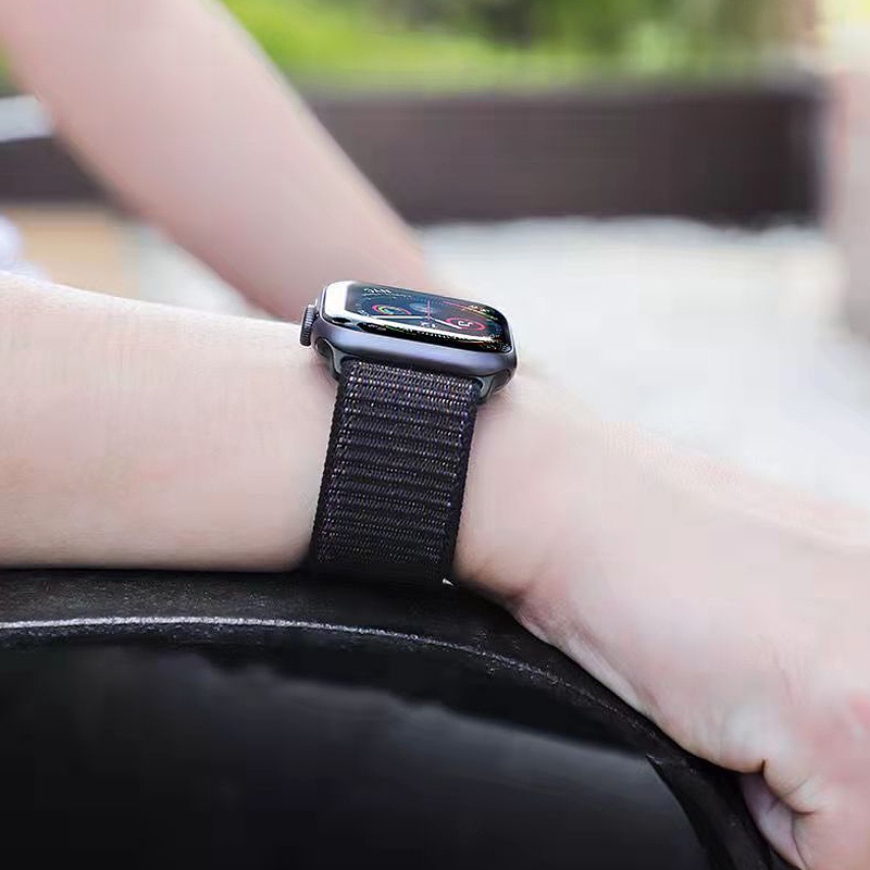 Dây Đeo Nylon Thoáng Khí Cho Đồng Hồ Thông Minh Apple watch Series Ultra 8 7 6 SE 5 4 3 2 1 49mm 41mm 45mm 44mm 42mm 40mm 38mm