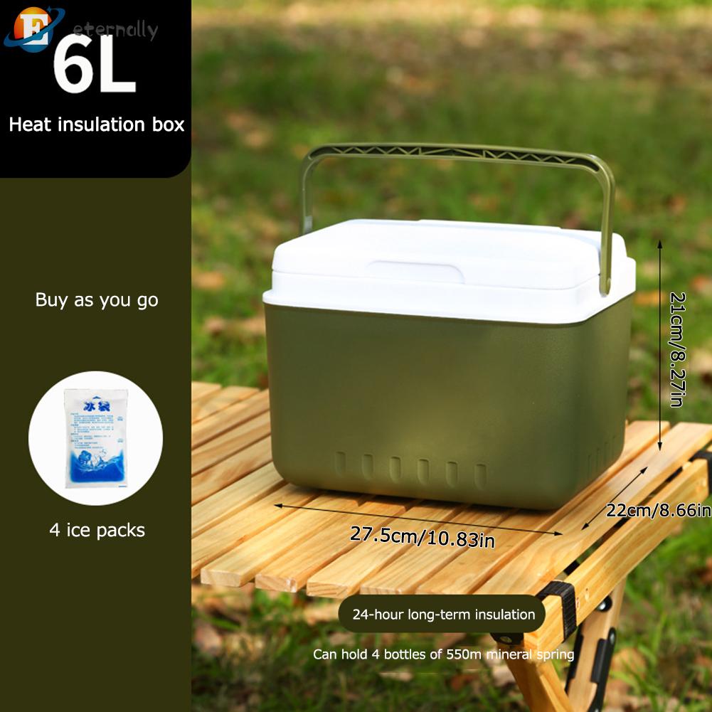 Tủ Lạnh Mini 6L Đa Năng Đựng Nước Đá / Thực Phẩm Cho Xe Hơi