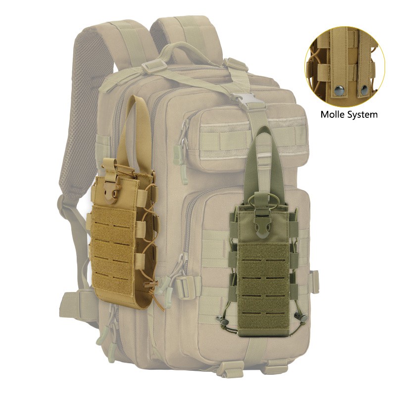 Túi Đựng Bình Nước 2-3L 1000D Bằng Nylon Có Dây Rút Tiện Dụng Cho Hoạt Động Ngoài Trời