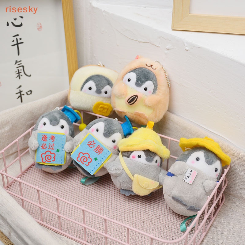 Móc Khóa Hình Chim Cánh Cụt Nhồi Bông Dễ Thương