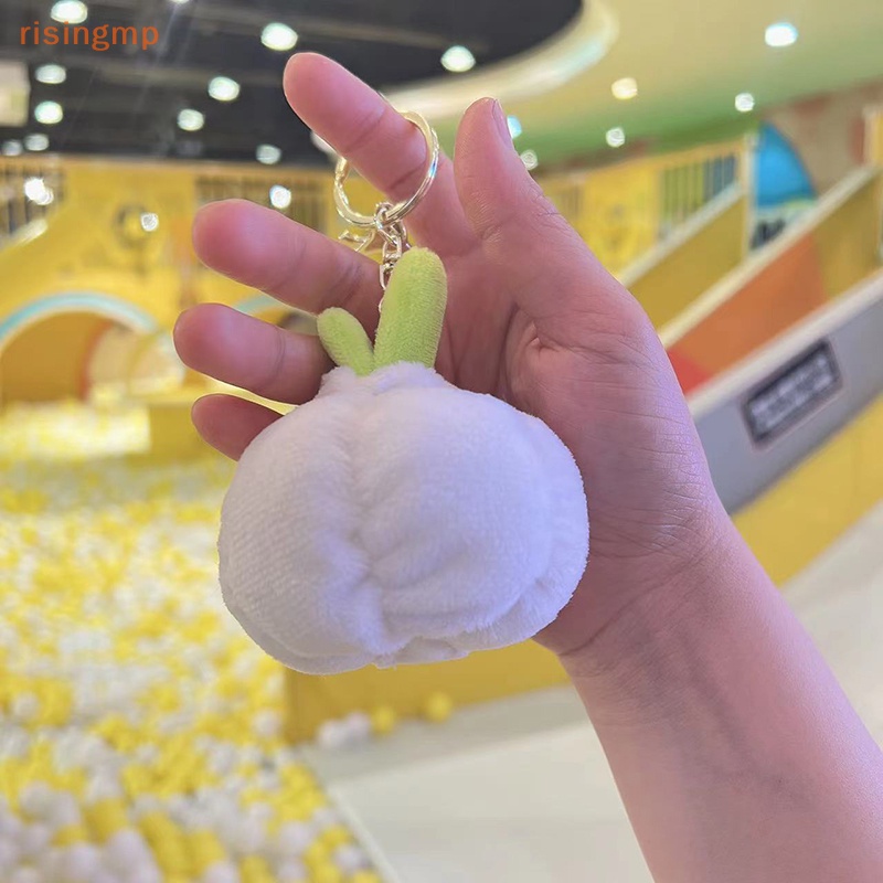 Móc Khóa Búp Bê Nhồi Bông Hình Hành Tỏi Ớt Xanh Lá Thiết Kế Hoạt Hình Dễ Thương Làm Quà