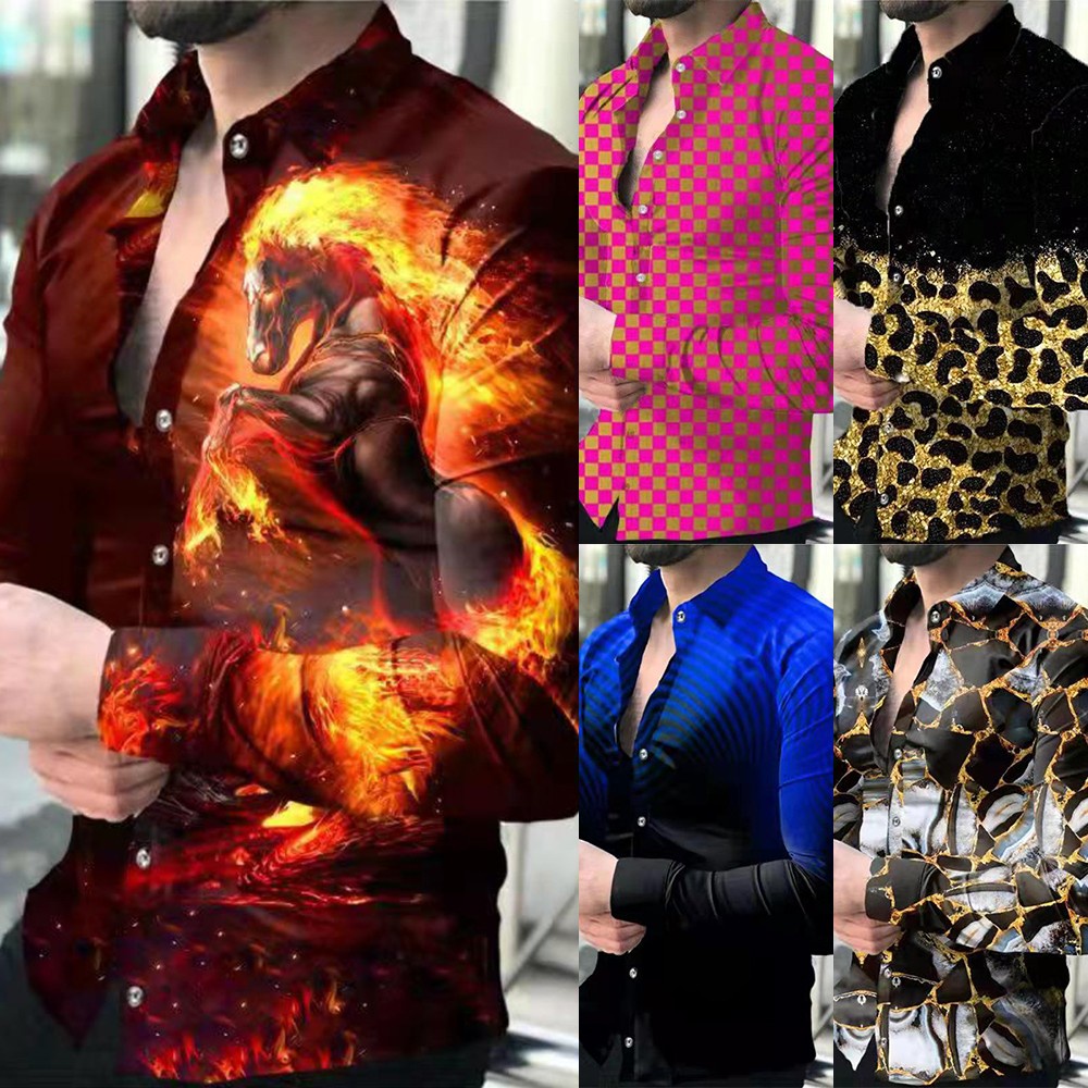 Áo Sơmi DàI Tay SọC Caro Cho Nam