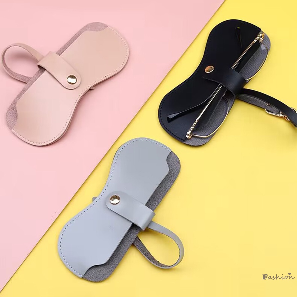 Túi Đựng Mắt Kính Hình Vỏ Sò Mềm Có Dây Treo Giá Đỡ