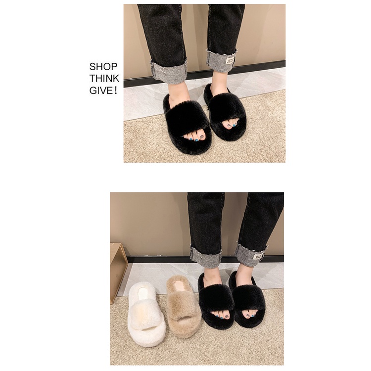 HHH Dép Lông Đế Dày 2023NEW mùa hè dép quai hậu Xinh Xắn