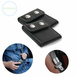 Seat Belt Adjuster 19.5cm X 5cm 2Pcs Kit Accessories Black Positioner Clip