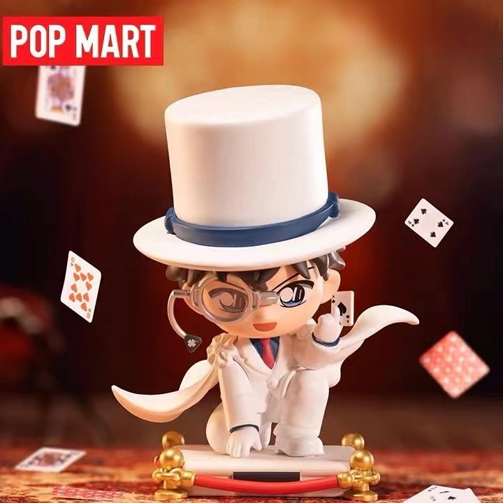Gô chính hãng popmart thám tử lừng danh conan nhân vật cổ điển hộp mù hình búp bê món quà trang trí
