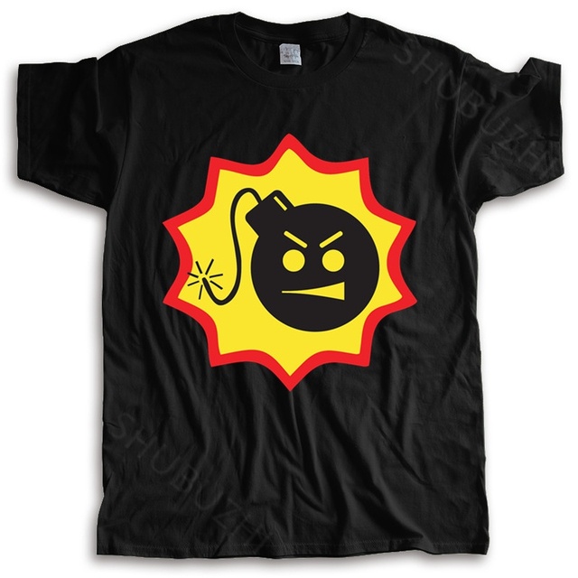 Áo phông mới áo phông đen cho nam logo trò chơi serious sam, game thủ fps shooter game bomb fashion tee-shirt nam áo mùa hè