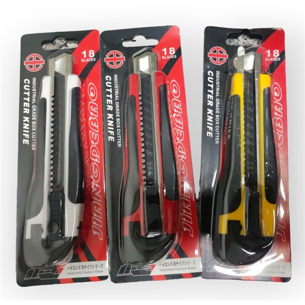 Dao rọc giấy cỡ đại Cutter Knife 18 Blades giao màu ngẫu nhiên