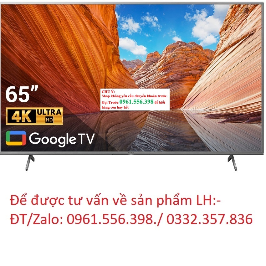 Smart Tivi Sony 65 Inch 4K UHD KD-65X85J &lt; Chính hãng BH:24 tháng tại nhà toàn quốc&gt; Mới