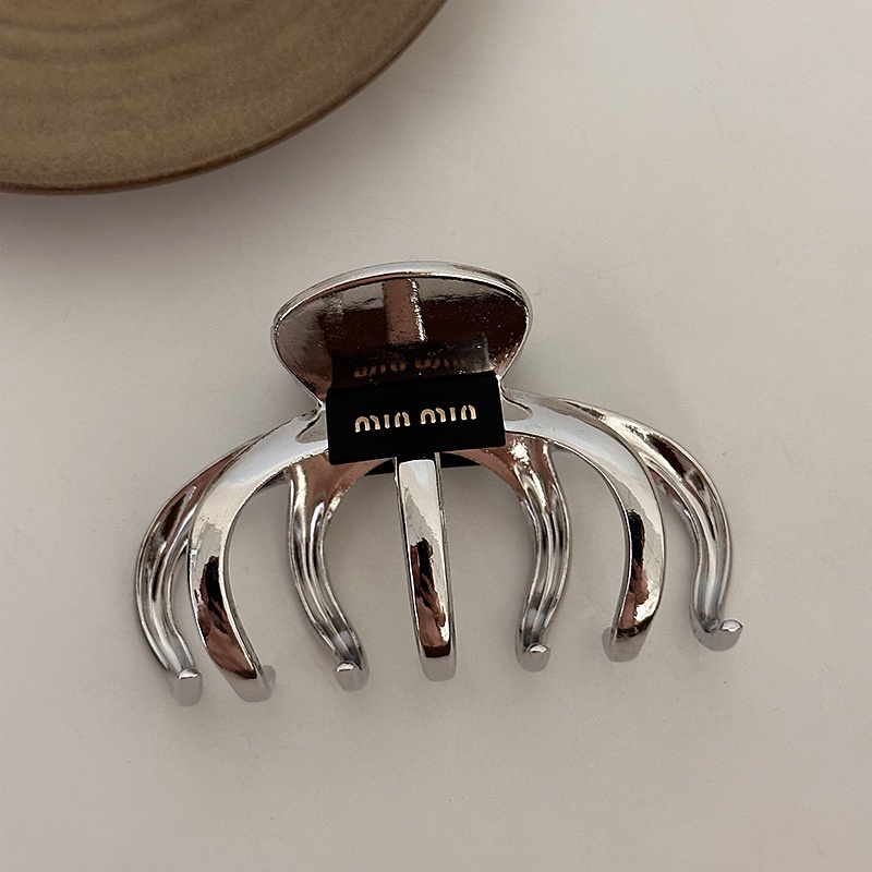 Kẹp Tóc Hình Cá Mập Bằng Kim Loại Phong Cách Retro Thời Trang Cho Nữ