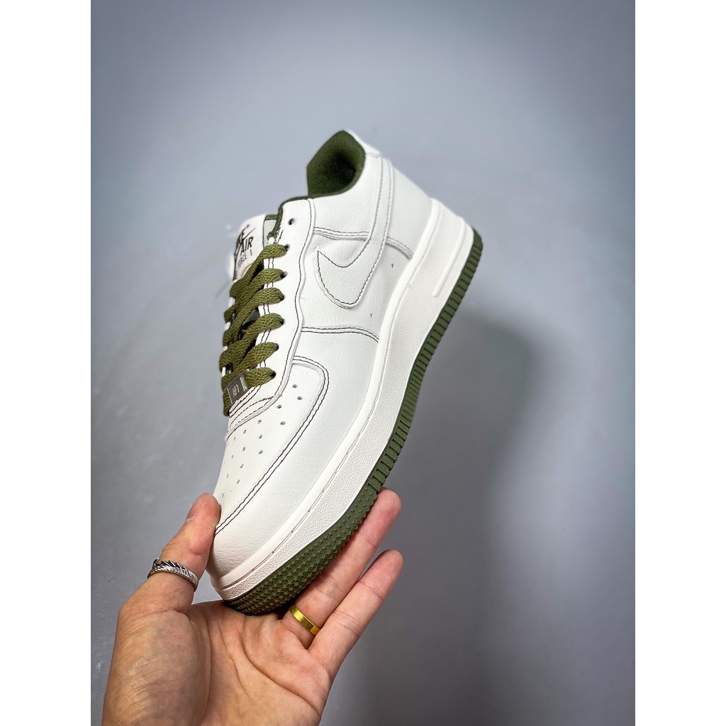 Undefeated x nk air force 1 low beige white green casual shoes un1315-600 36-45