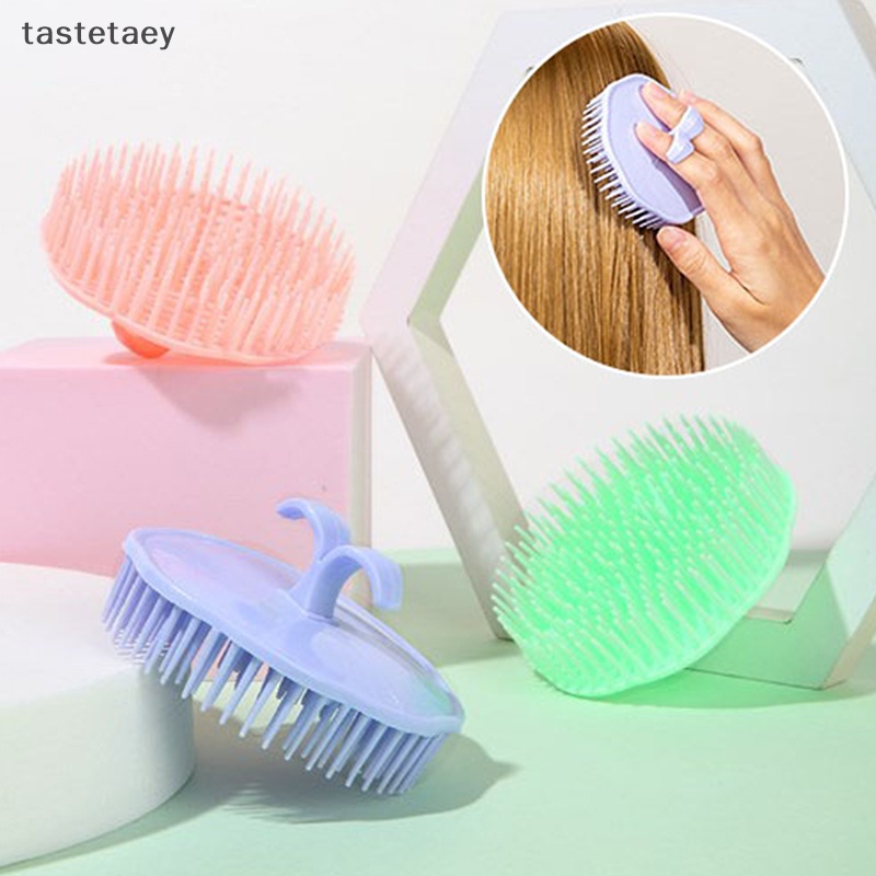 Ngon lược massager bàn chải gội đầu cho trẻ sơ sinh tắm silicone mềm bé trai bé gái bàn chải tắm đầu gội đầu bàn chải massage lau lược en
