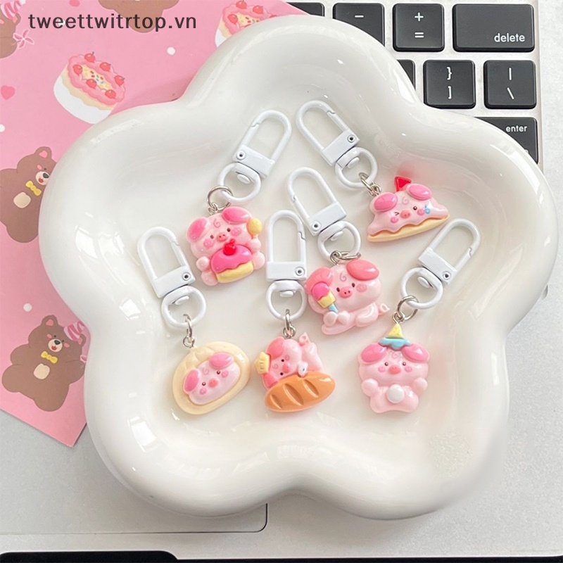 Trtop Móc Khóa Hình Chú Heo Đáng Yêu Trang Trí Ba Lô / Xe Hơi vn