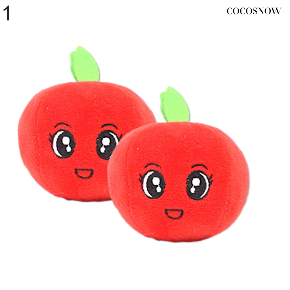 Cartoon carrot dưa hấu âm thanh tương tác đồ chơi nhai sang trọng đồ chơi cho thú cưng