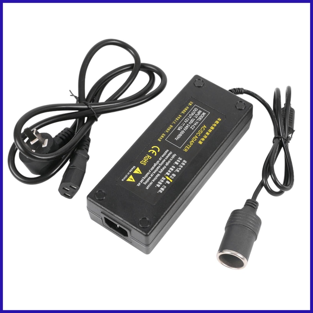 Bộ chuyển đổi ac sang dc biến tần ô tô 110-220v sang 12v 6a 8a 10a thuốc lá tự động ổ cắm nhẹ hơn bộ chuyển đổi nguồn điện cho robpvn