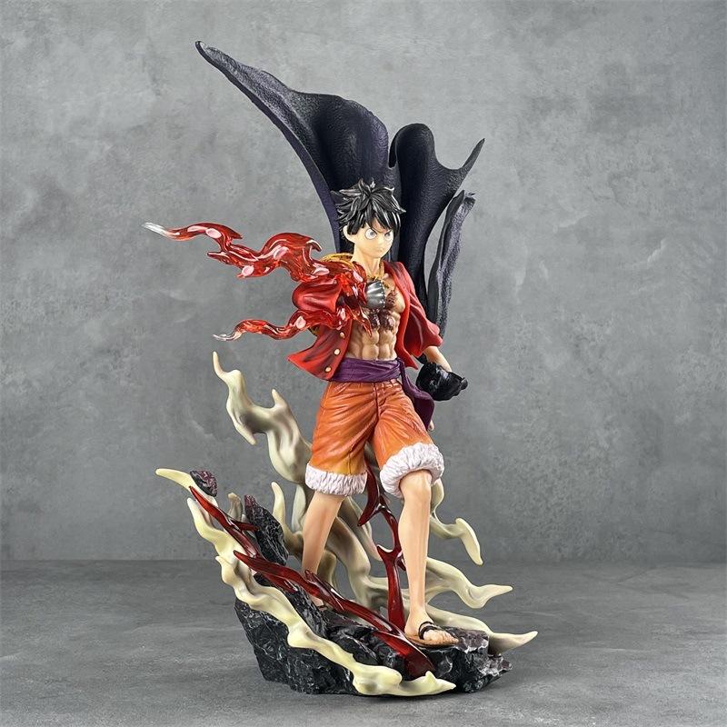 Mô hình Luffy cầm áo choàng đen cao 30 cm cực sắc nét - Mô hình One Piece