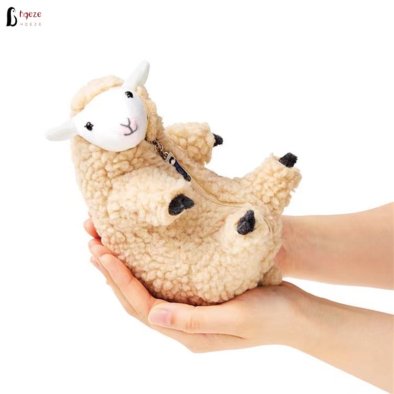 Cừu Nhồi Bông Mặc Áo Khoác Có Khóa Kéo Dễ Thương Cho Bé