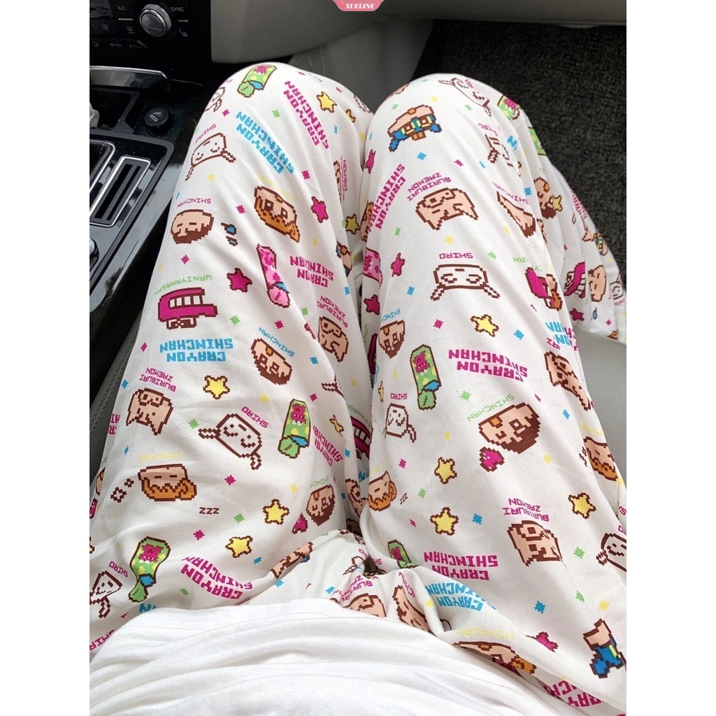 Disney toy story new autumn women long sleeve pyjama quần sanrio in thường kawaii quần lười gió lỏng quần mềm
