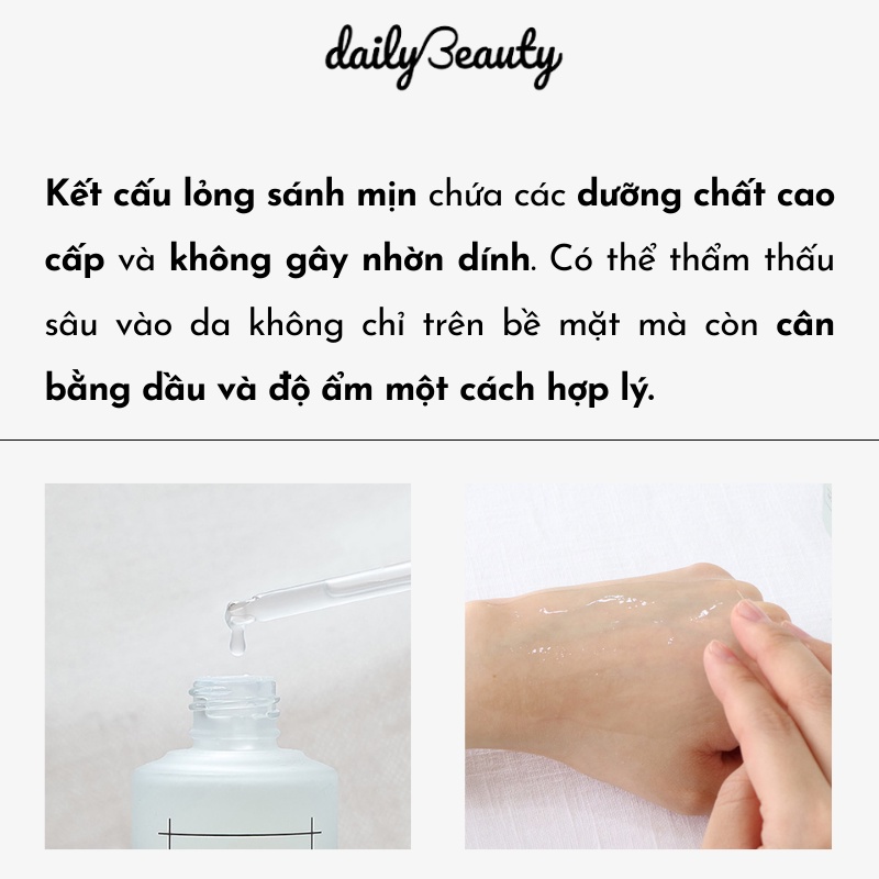 Tinh chất Serum cấp ẩm Numbuzin No.3 Skin Softening, làm mềm da, thu nhỏ lỗ chân lông dung tích 50ml Daily Beauty