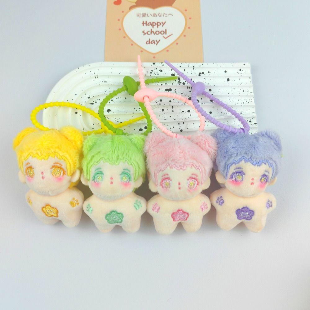 Búp bê bông fuzou mặt dây chuyền sang trọng, cô gái khăn quàng cổ búp bê ngôi sao sang trọng, quà tặng trẻ em mềm mại pp cotton mũm mĩm sáng tạo