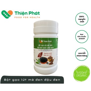 Bột gạo lứt mè đen đậu đen xanh lòng thiện phát 1kg
