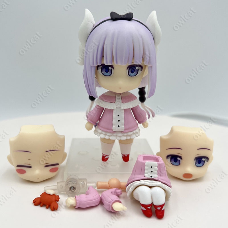 Mô Hình Nhân Vật Miss Kobayashi's Dragon Maid Kanna  10cm Action Figure 1963# Kanna Kamui Bunches Loli Tohru Thunder Dragon PVC Figure Packed in Box Model