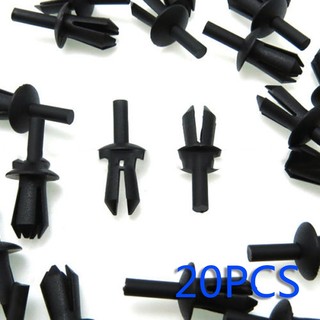 Left Rivets For BMW E12 E28 E30 E34 E36 E39 E46 E60 Black Expanding Nylon