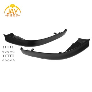 2 cái xe phía trước bumper splitter lip spoiler body kit bộ khuếch tán bảo vệ màu đen cho mitsubishi lancer 2008-2015