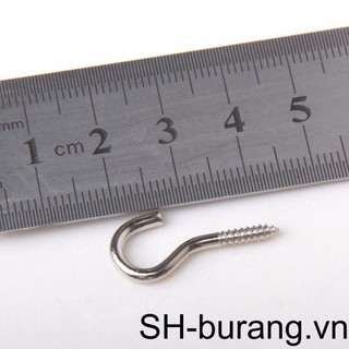 50 cái móc vít mắt bạc