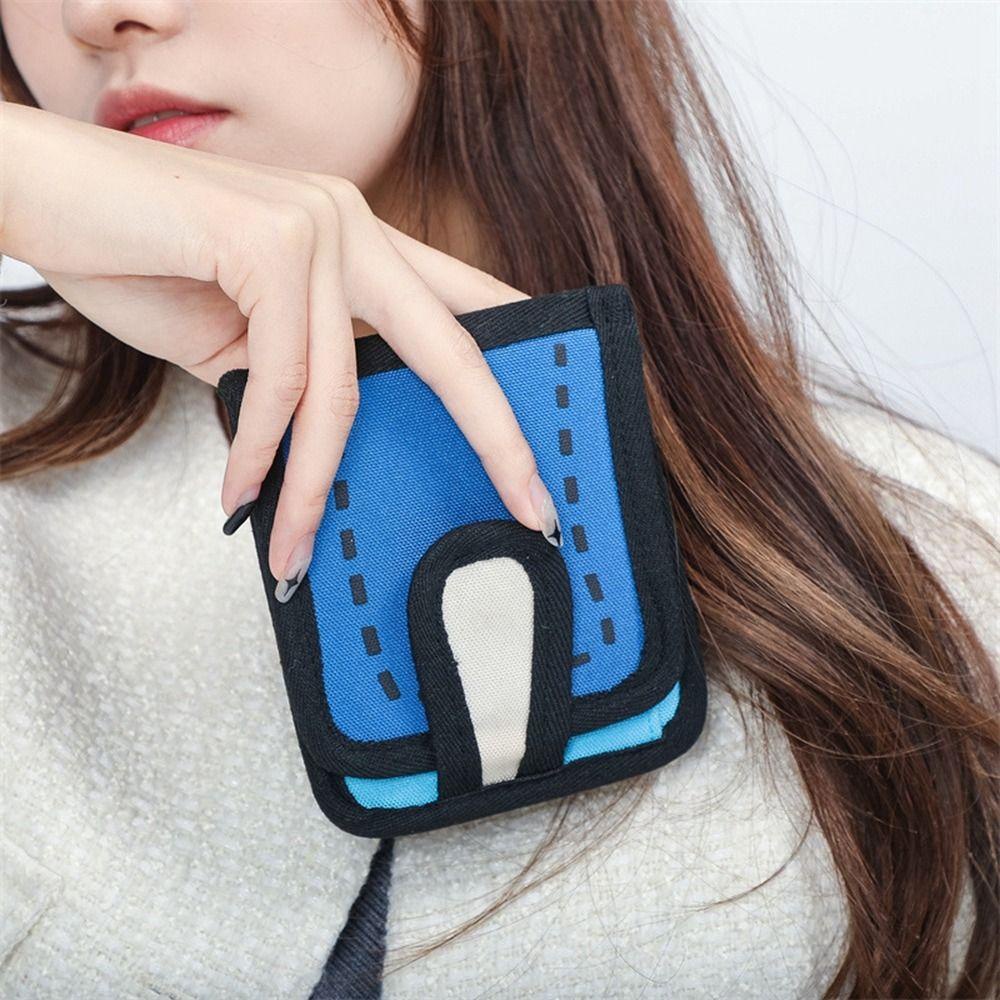 Ví 3d fuzou, ví tiền xu hoạt hình, ví đổi quà sinh nhật chủ thẻ sinh viên siêu mỏng