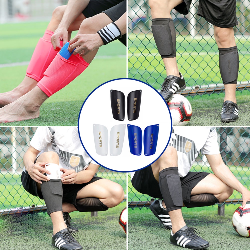 Bóng đá thể thao shin guards cho trẻ em thanh niên người lớn bóng đá nhẹ bánh răng bóng đá shin pads với vỏ bảo vệ cứng