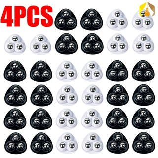 4 cái / bộ bánh xe đa năng / 360° Bánh xe lăn dính quay cho công cụ di chuyển gia đình