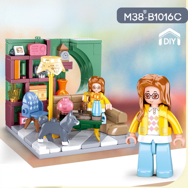 Bộ Đồ Chơi Lắp Ráp Mô Hình 1016 Mini Bằng Tay Cho Bé