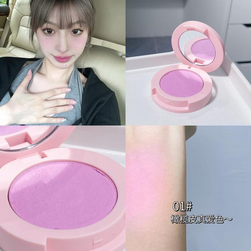 Phấn Má Hồng Dạng Nén HERORANGE~ Có Gương Chất Mịn Lì Dễ Lên Màu Độ Bão Hòa Cao Bền Màu Lâu Trôi