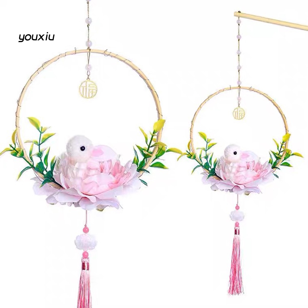 Yfp di động đèn lồng phát sáng mô phỏng hoa tua bùa tự làm đồ chơi giáo dục trang trí bầu không khí dễ thương làm bằng tay đèn led thỏ hoa sen phát sáng trang trí cho năm mới