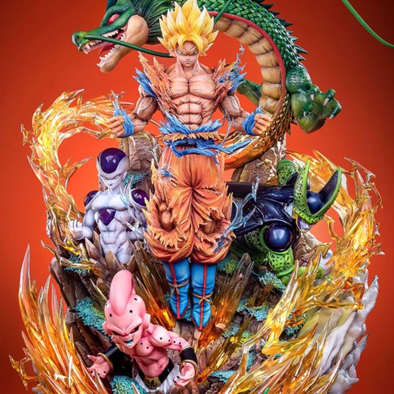 Mô hình dragon ball Goku Cell Frieza Buu Super Saiyan  dragonball Figure trang trí Anime Game Figure