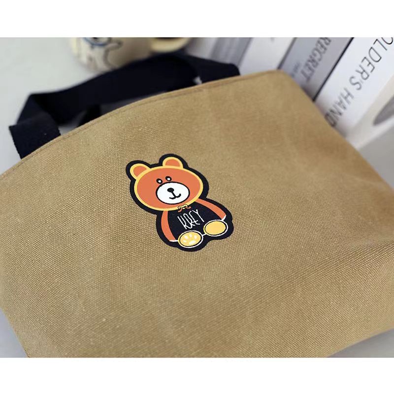 Phụ nữ mới làm việc túi vải sinh viên hand-carrying bento hộp đựng đồ ăn trưa túi vải túi xách