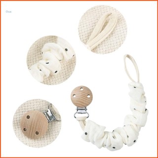 Chua baby dummy clip baby pacifier soother chain holder strap teething clip for baby