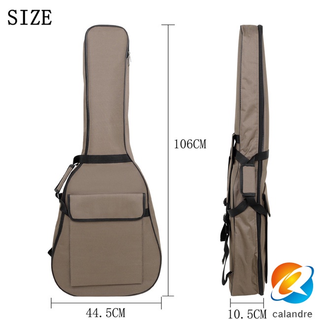 Túi đàn guitar dân gian 41-inch vỏ chống thấm nước ba lô dung lượng lớn dày dặn cho đàn guitar điện acoustic