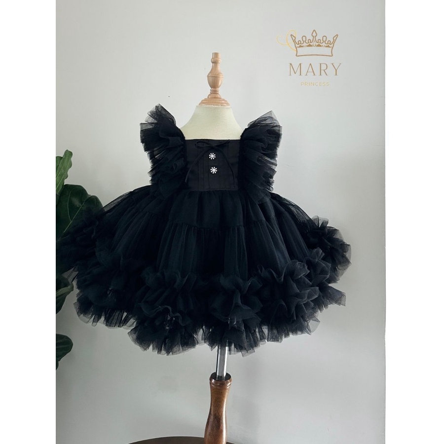 Váy công chúa đầm công chúa bé gái cánh tiên tầng bèo nhiều màu MARY PRINCESS