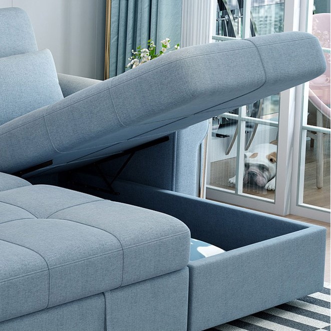 Ghế Sofa Giường Loại 2m4 H69 Plus Gấp Gọn Khung Thép Chắc Chắn Chịu Lực 800kg, Sofa Bed Chọn Màu Và Chất Liệu Ghế | BigBuy360 - bigbuy360.vn