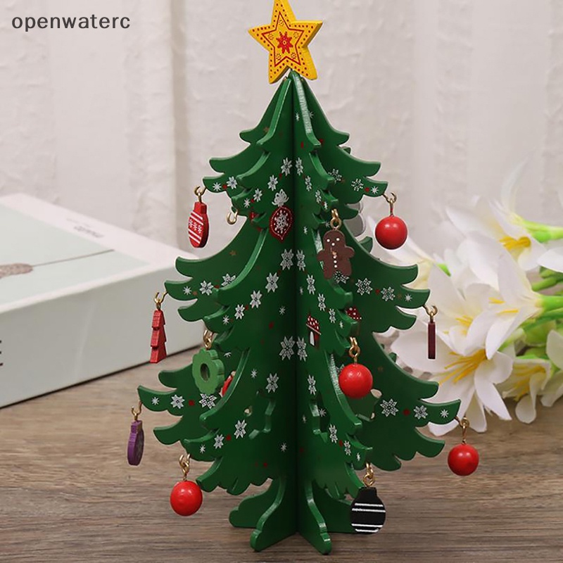 Openwaterc christmas tree children handmade diy stereo christmas tree scene layout vn