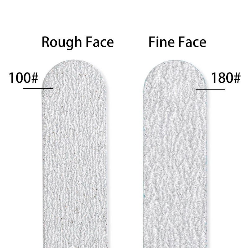 1pc / 5 cái dũa móng tay hai mặt giấy nhám 100/180 móng tay chà nhám dũa nhỏ đánh bóng dụng cụ làm móng chuyên nghiệp phụ kiện