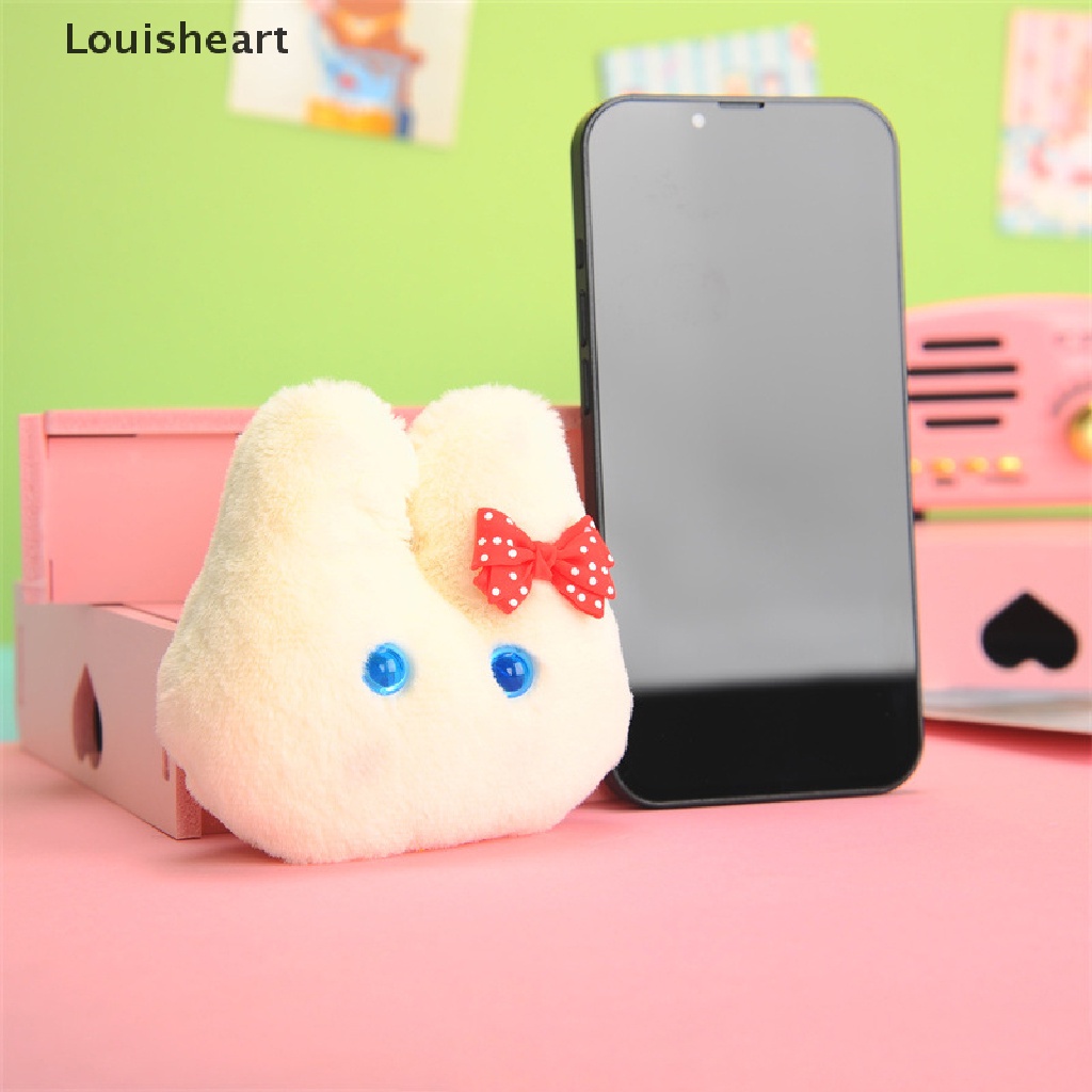 Louisheart 1PC Sang Trọng Dễ Thương Đáng Yêu ​Móc Khóa Hình Thỏ Nhồi Bông Xinh Xắn Đáng Yêu