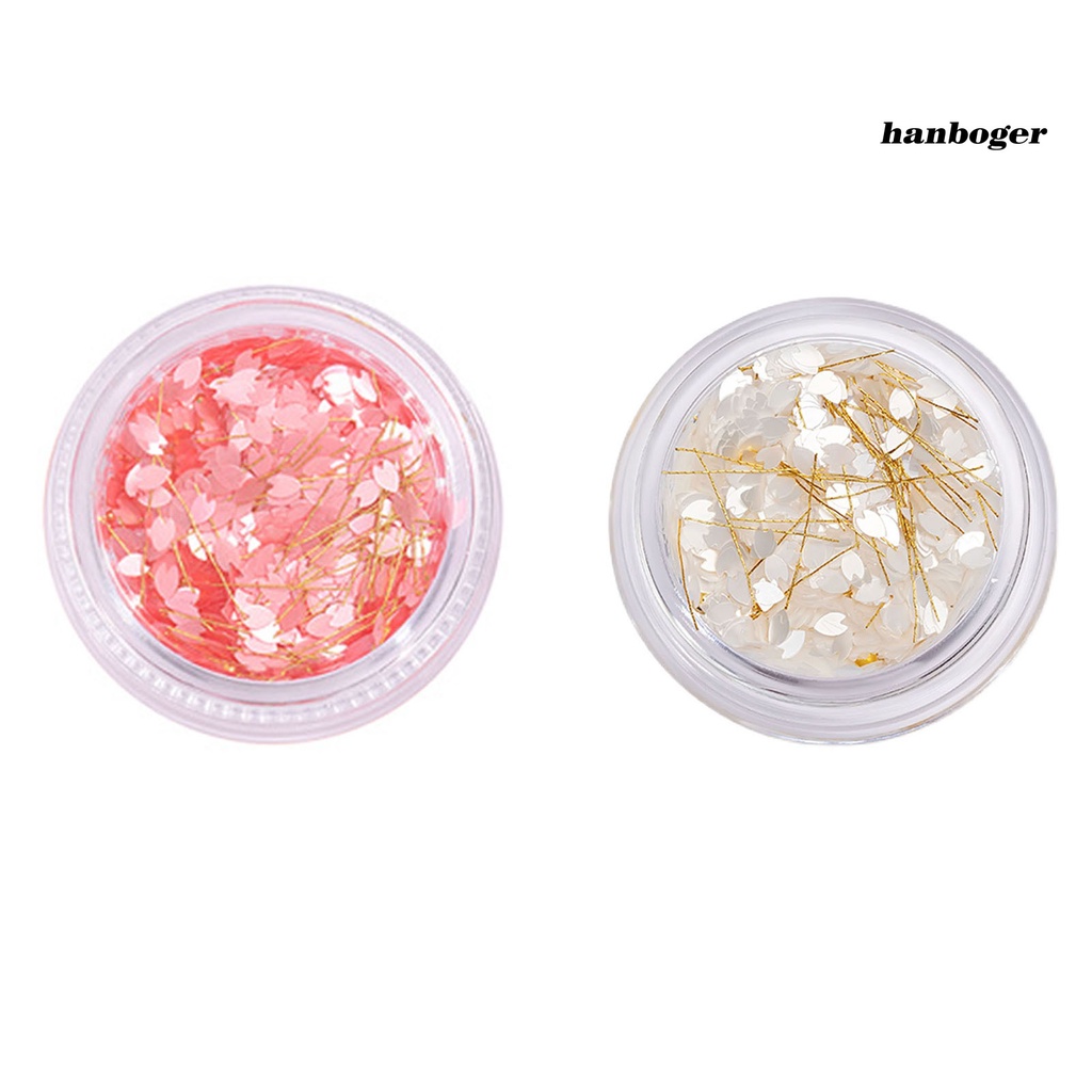 Phụ Kiện Trang Trí Xe Hơi Xinh Xắn Chất Lượng| 1 Hộp Kim Sa Siêu Mỏng Lấp Lánh Chống Phai Màu Trang Trí Móng Tay Cho Salon