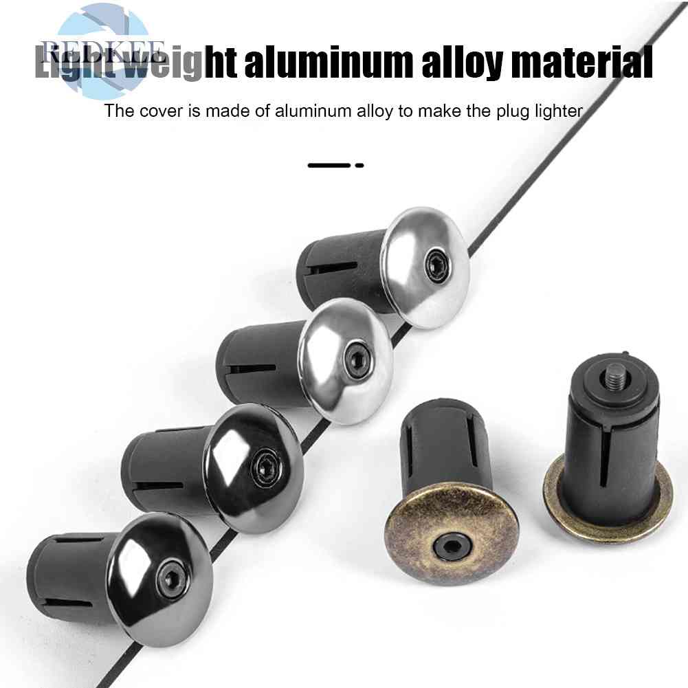 Set 2 Nút Gắn Tay Lái Xe Đạp MTB Chất Liệu Hợp Kim Nhôm