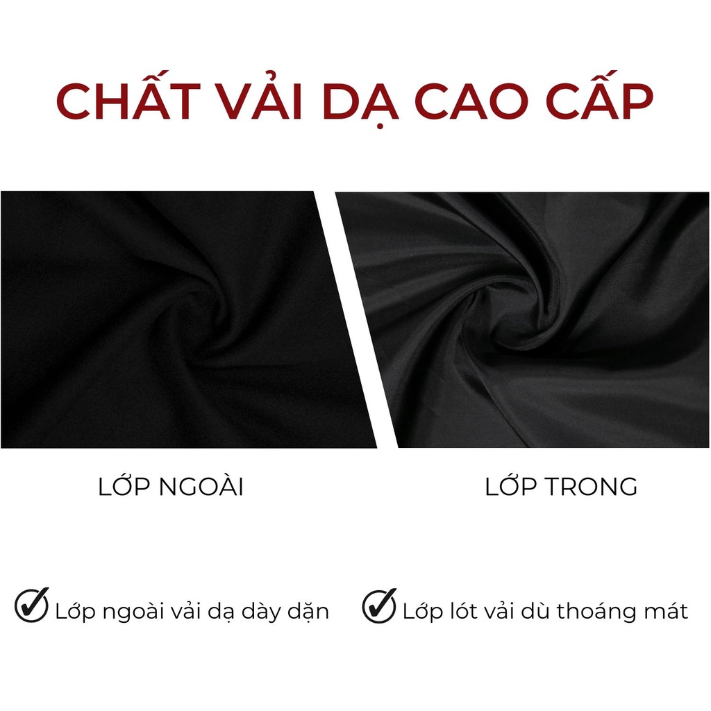 Áo khoác nam cao cấp vải dạ hàng hiệu chính hãng màu đen, caro Hiddle | H8-AK5, H11-AK6 & H11-AK7