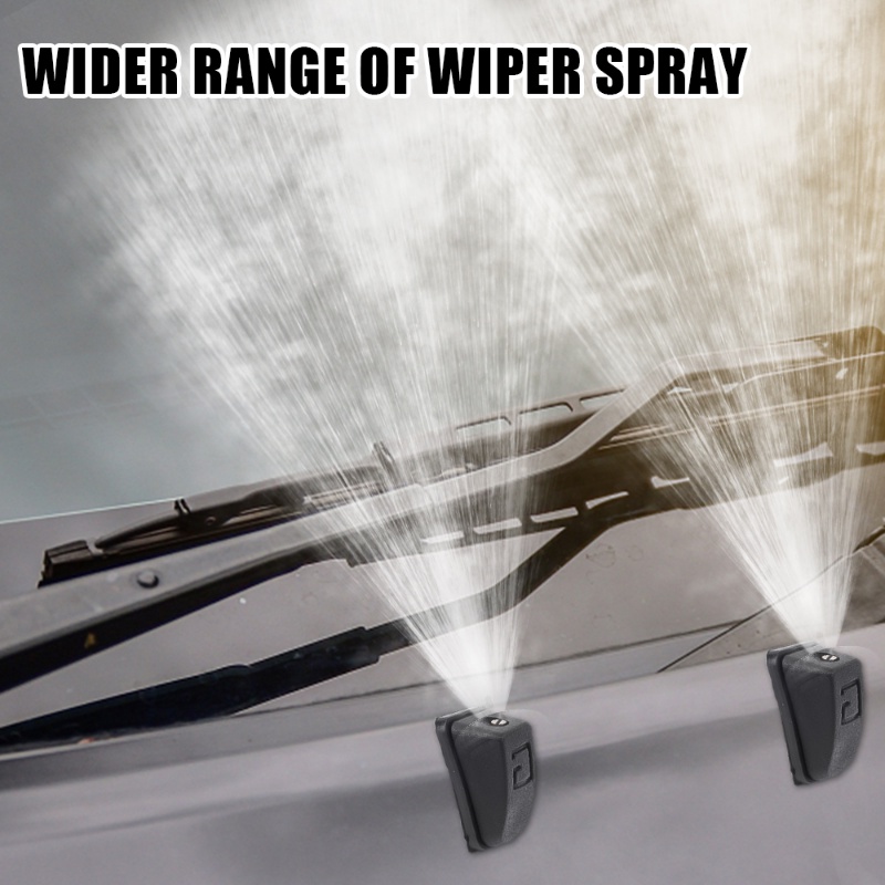 1 Vòi Phun Nước Rửa Kính Chắn Gió Xe Hơi Bằng Nhựa PP Tùy Chỉnh Thay Thế Tiện Dụng